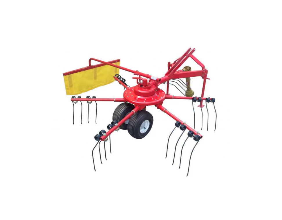 Rotary tine hay rake