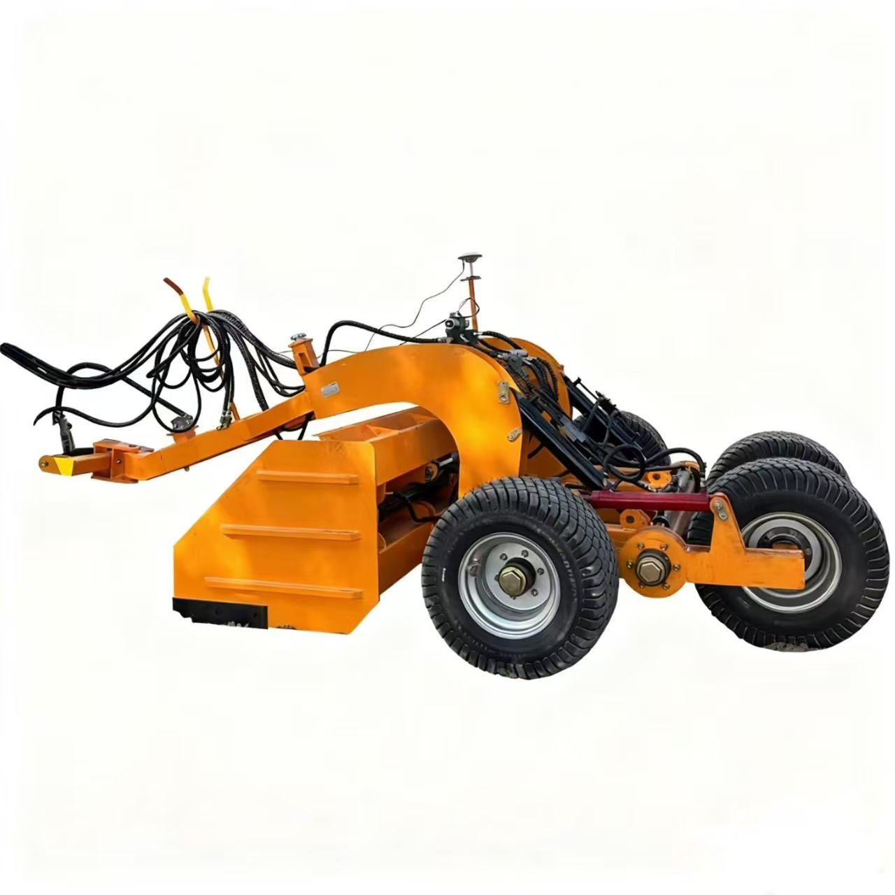 Meratakan tanah yang dikawal oleh satelit